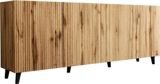 Mirjan24 Mobilier1 - Aparador Remeta 100, Roble Wotan, 83x201cm, N&uacute;mero De Puertas: 042cm, Mdf, Aglomerado Laminado