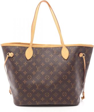 Louis Vuitton Brown Pvc Leather Handbag Tote Bag (Pre-Owned)