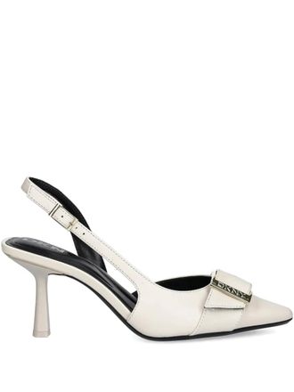 DKNY buckle-detail sling back pumps - Neutrals