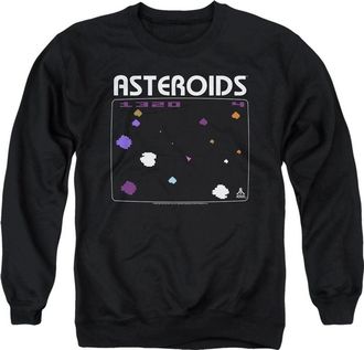 Gildan Atari Asteroidshort Sleevecreen Adult Crewneck Sweatshirt