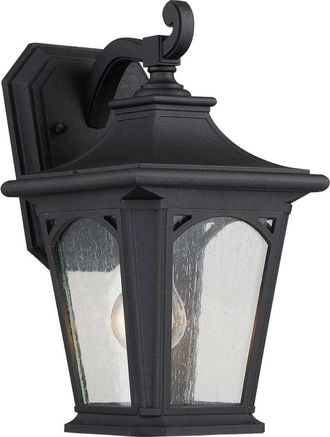 Elstead Lighting Aplique exterior, material compuesto, negro m&iacute;stico