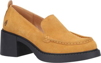 Hush Puppies Womens Adelaide Slip On Ladies Shoes - Mustard - Size UK 3