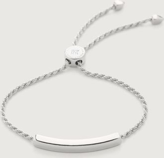 Monica Vinader Linear Chain Bracelet, Sterling Silver