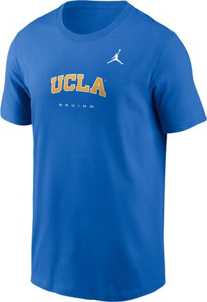 Nike Jordan Mens UCLA Courtside Jordan Brand Dri-FIT College T-Shirt in Blue | 0JET44UUCL-L7G