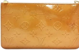 Louis Vuitton Marshmallow Pink Monogram Vernis Clutch Bag (Pre-Owned)