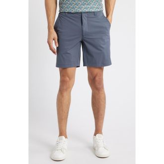 Swannies Fairway 8-Inch Flat Front Stretch Golf Shorts in Graphite at Nordstrom, Size 32