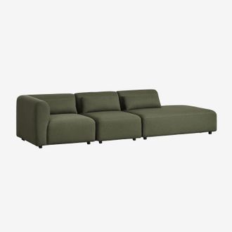 Sklum Sof&aacute; Modular Esquinero De 3 Piezas Con Div&aacute;n Derecho Fogler Sklum