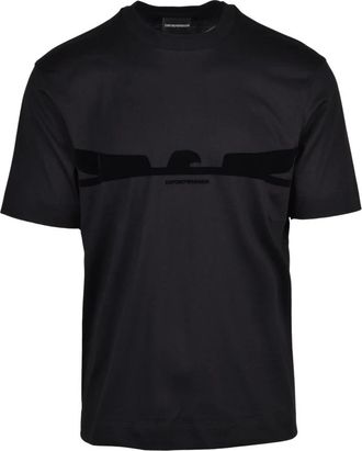 Emporio Armani Heren, Tops, Zwart, Maat: M Katoen