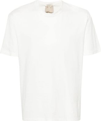 Ten c logo-patch cotton T-shirt - men - Cotton - M - White