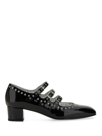 Carel Black Studded Pumps