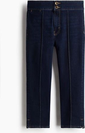 H&M Skinny High Capri Jeans in Dark Denim Blue at Nordstrom, Size 10