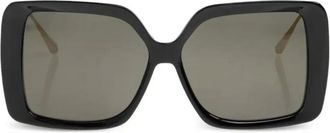 Linda Farrow Sunglasses, female, Black, Size: 59 MM SUN Sunglasses