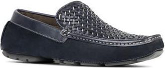 Donald J Pliner Damiano Woven Moc Toe Loafer in Navy/Navy at Nordstrom Rack, Size 9