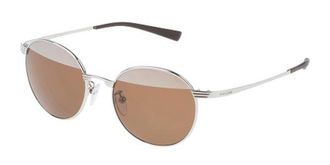 Police S8954V 579X Mens Sunglasses Silver Size 51