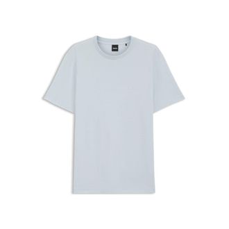 BOSS Bubble-jacquard structure T-shirt in a cotton blend