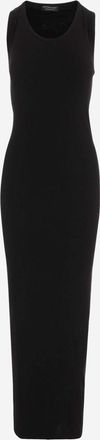 Balenciaga Black Sleeveless Maxi Dress