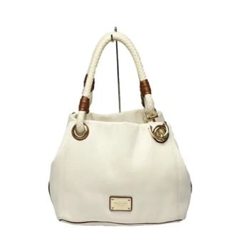 Michael Kors Pre-owned Handbags, female, Beige, Size: ONE SIZE Pre-owned Fabric totes