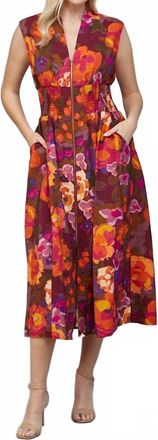 Fate Femme Fatale Floral Dress In Multi