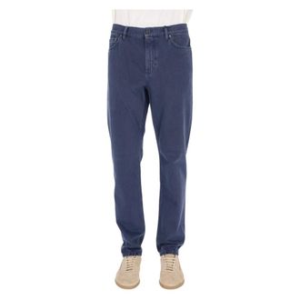 Ermenegildo Zegna Slim-fit Jeans, male, Blue, Size: W33 Slim-fit Jeans