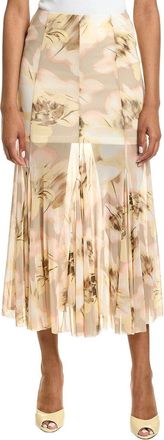 Kenneth Cole Pull-On Godet Fit & Flare Midi Skirt
