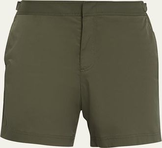 Orlebar Brown Mens Bulldog Piped Nylon Swim Shorts