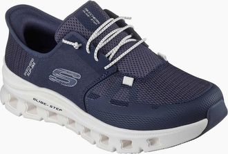 Skechers Mens Skechers Glide-Step Pro Polyester Mens Navy Trainers - Size: 10