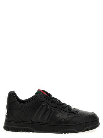 Gucci Black Leather Sneakers