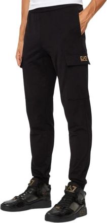 Emporio Armani 8Npp 67 Pjvrz Cargo Trainingsbroeken - Heren - Sweatpants - Zwart - XL - Katoen - Broeken