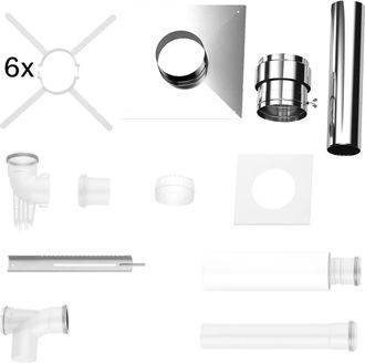 Bosch Accesorio De Escape Fc-set80-b53 (arriba) Juego De Construcci&oacute;n B&aacute;sico B53, Acero Inoxidable, D:80mm, 7738112559