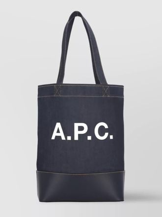 A.P.C. denim tote bag
