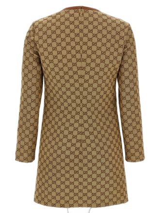 Gucci Womens Beige Cotton Short Dress