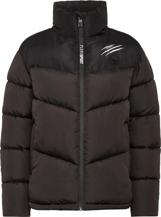 Plein Sport Puffer Jacket - Dames - Ski Jassen - Zwart - XS - Nylon - Fitness