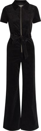 Alice & Olivia Gorgeous Corduroy Wide-leg Jumpsuit - Black - 27 (W27 / UK8-10 / S)
