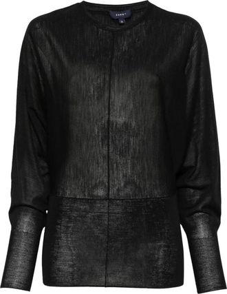 SOEUR Lina Pullover - Dames - Ronde hals truien - Zwart - M - Wol - Truien & Vesten