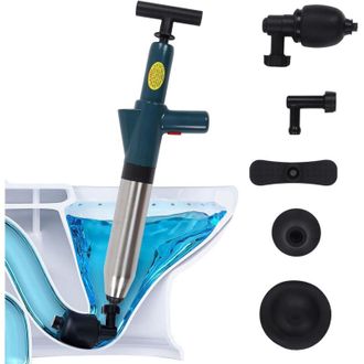 Elle Limpiador De Desag&uuml;es De Alta Presi&oacute;n - Fabricado En Abs Y Acero Inoxidable - Para Inodoros, Lavabos Y Desag&uuml;es - Uso Profesional