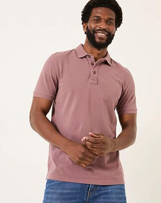 FatFace Fatface Pique Polo - Purple