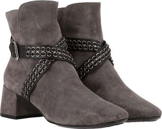 Tod's Womens Grey/Black Wedg, Size 7