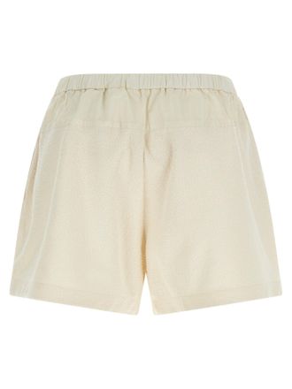 Moncler Lightweight Boucl&eacute; Bermuda Shorts - White