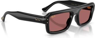 Ray-Ban Pilot Full Circle - Heren - Zonnebrillen - Zwart - 52 MM - Nylon - Accessoires