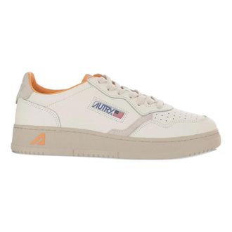 Autry Medalist Low Sneakers - Heren - Schoenen - Wit - Maat: 40 EU Katoen
