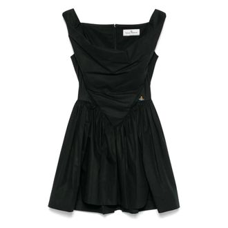 Vivienne Westwood Short Dresses, female, Black, Size: M Mini Sunday Dress