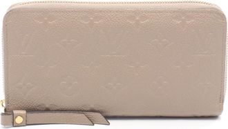 Louis Vuitton Beige Tourterelle Monogram Empreinte Long Wallet (Bi-Fold) (Pre-Owned)