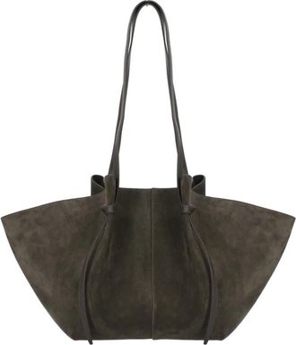 Yuzefi Grote Mochi Tas - Dames - Shoppers - Bruin - ONE Size - Leer - Tassen