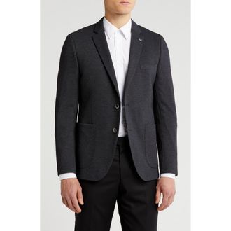 Digel Notch Lapel Cotton Blend Sport Coat in Charcoal at Nordstrom Rack, Size 46 Long