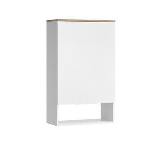 Vicco Aparador Wido, Blanco/sonoma, 60 X 100 Cm Con Puerta Vicco