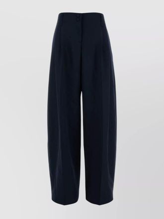 Alexander McQueen wool wide-leg trousers