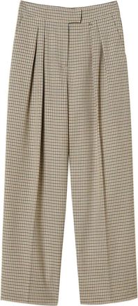 Twin-Set Pantaloni a palazzo in pied-de-poule - Toni neutri