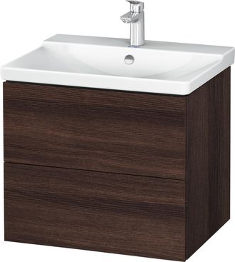 Duravit Duravit L-cube Mueble De Pared 620mm De Ancho, Profundidad 481, 2 Cajones, Se Ajusta A La Altura De P3 Comfort. Art&iacute;culo 233265, Color: Decoraci&oacute;n Cas
