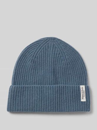 Marc O'Polo Mütze aus Woll-Mix in Hellblau Melange, Größe 1