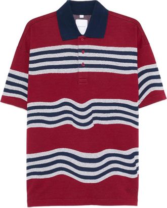 Napapijri Polo a righe - Rosso